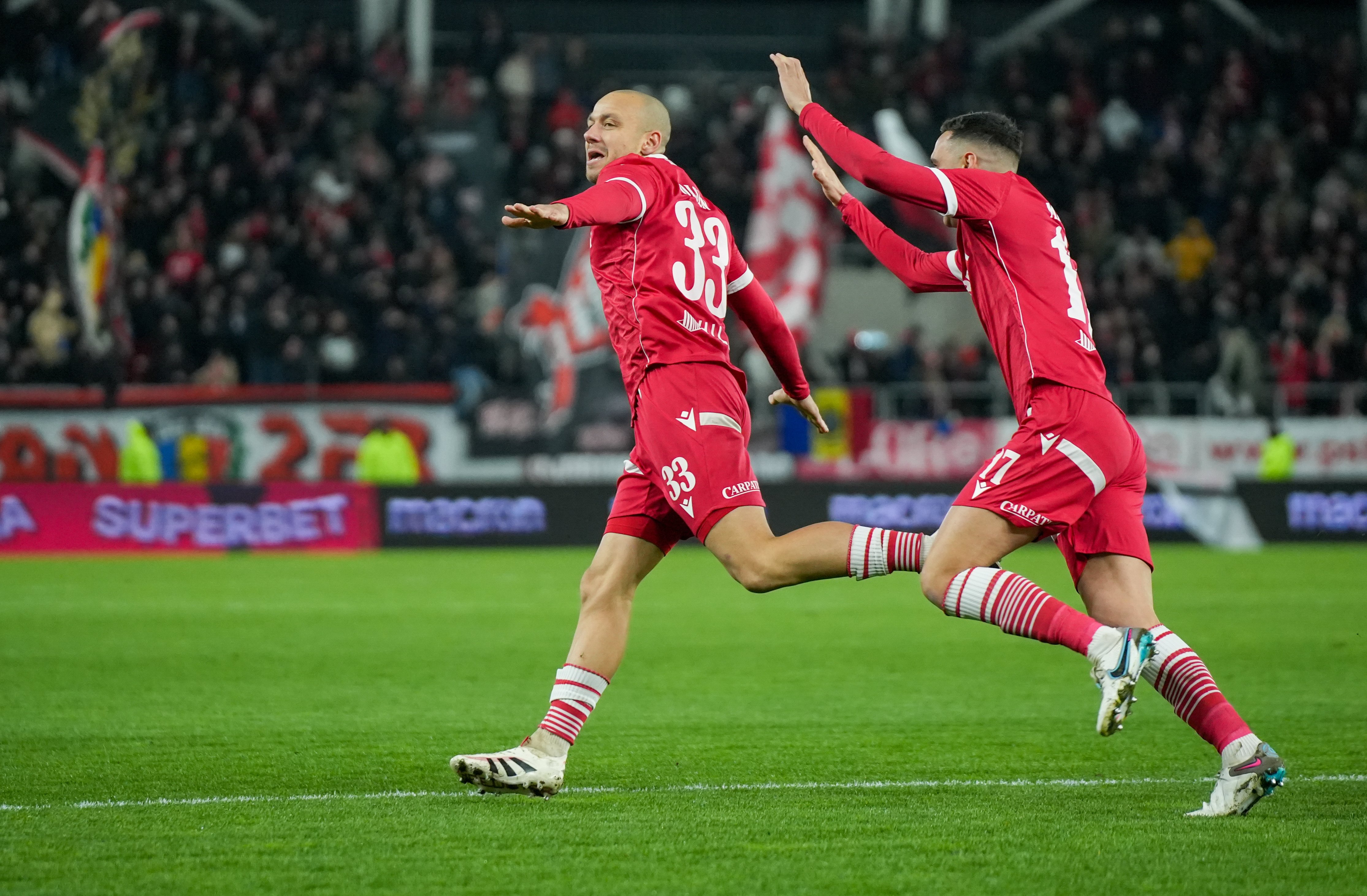 Olsen goal celebration