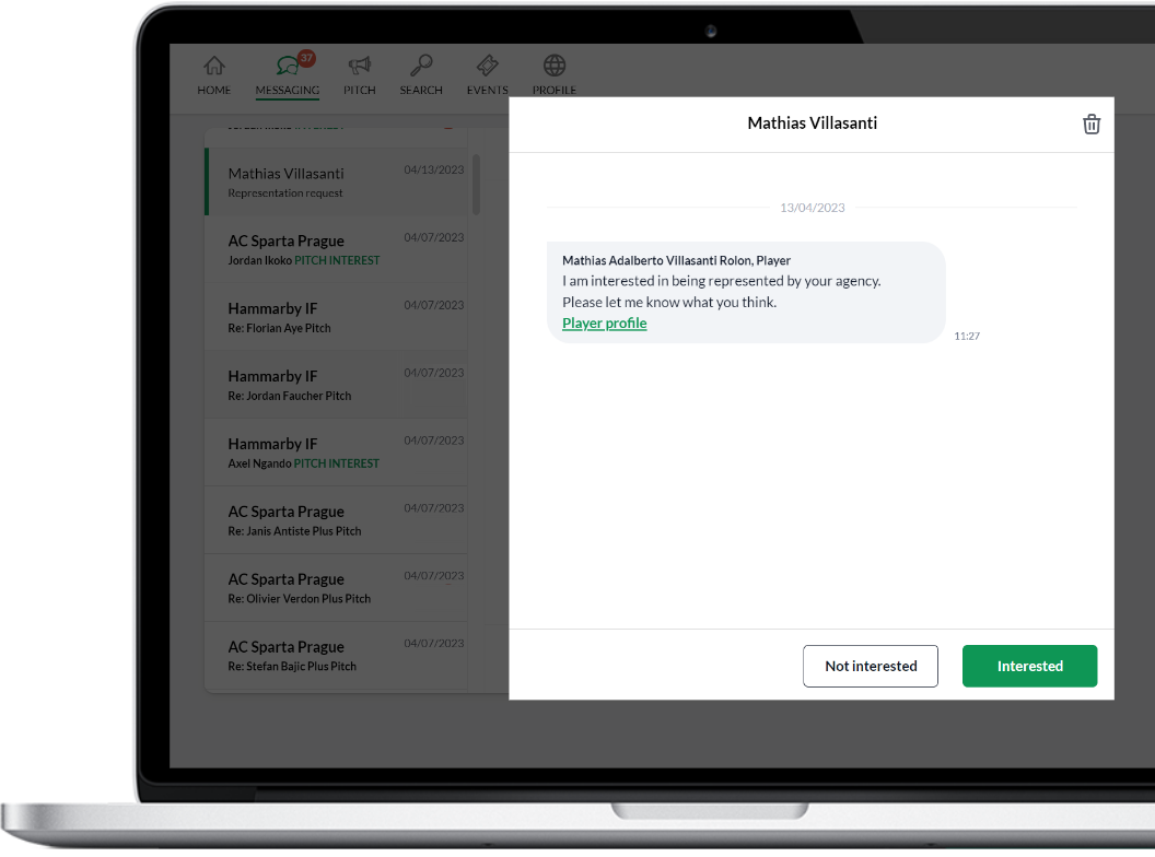 By replying to these quickly, you can sign up more players to your ...